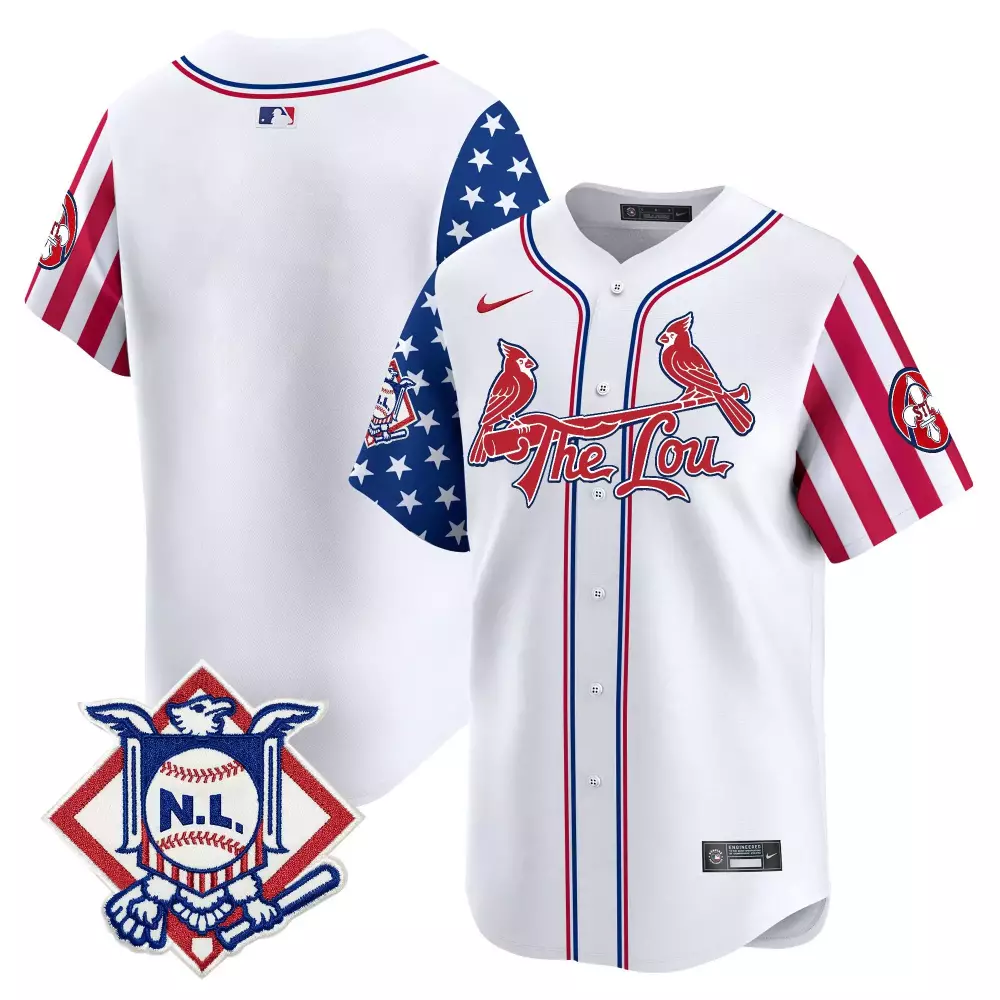 2024 Fourth of July St. Louis Cardinals Men's White Jersey | Vapor Premier Limited Edition | For Men, Women & Youth