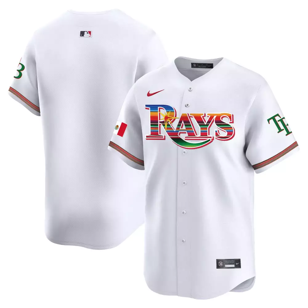 team white mens tampa bay rays mexico vapor premier limited jersey all stitched