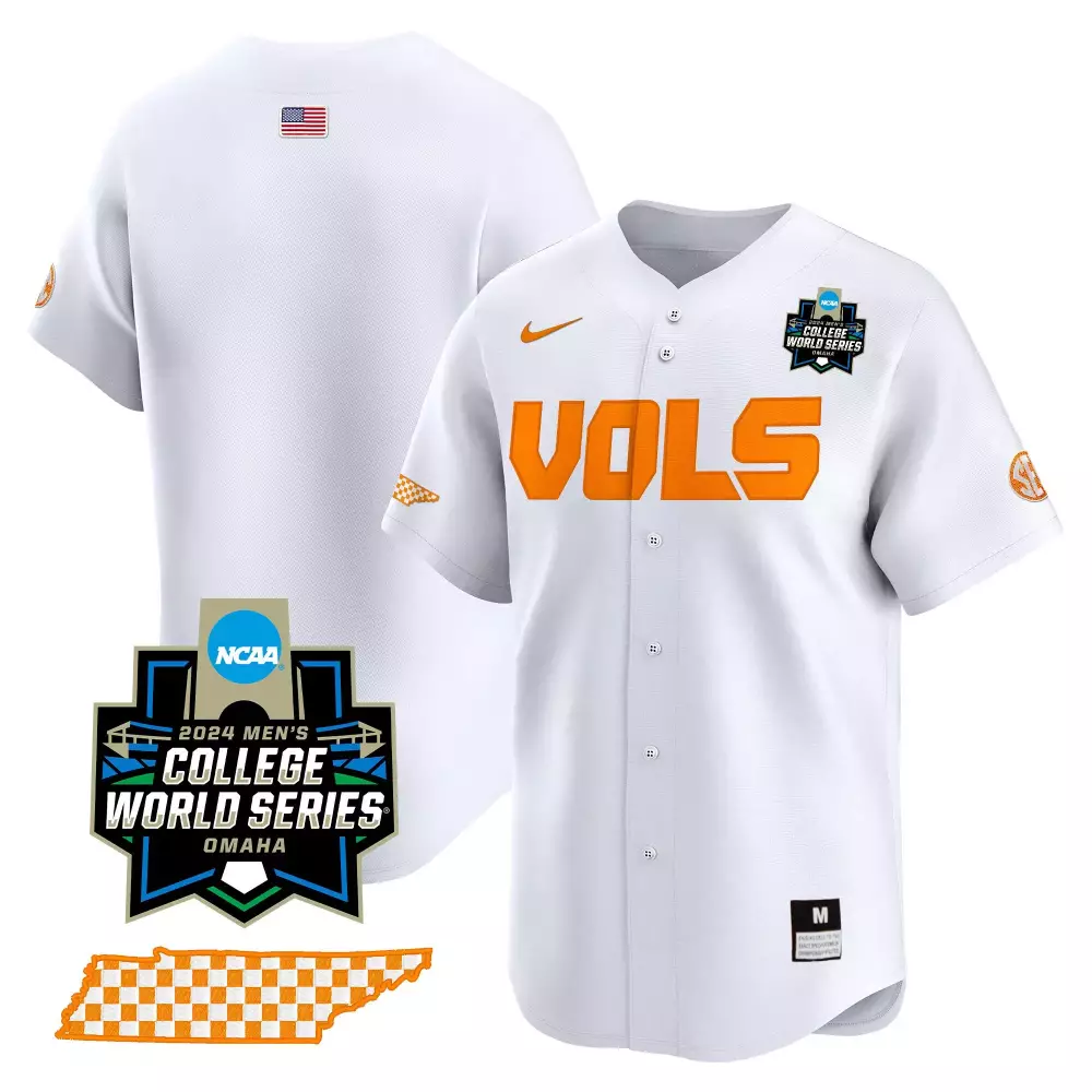 team white mens tennessee volunteers 2024 champions vapor premier limited jersey all stitched