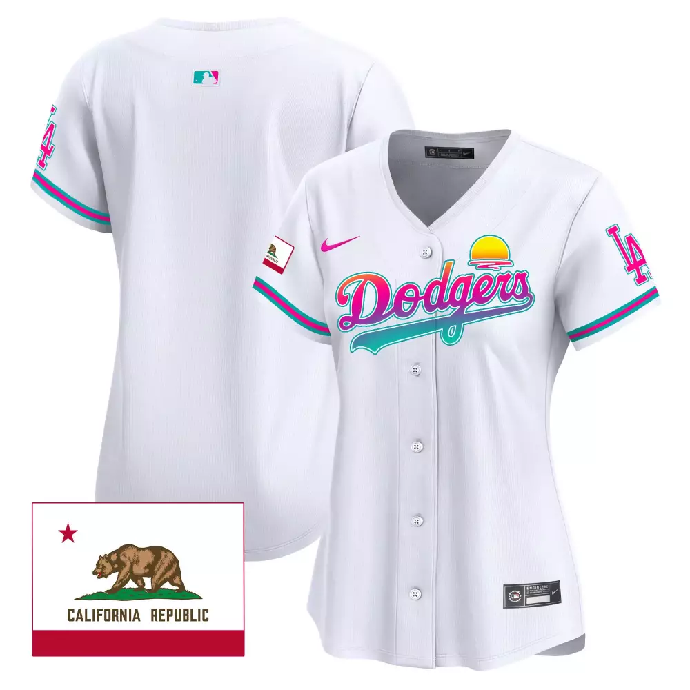 Los Angeles Dodgers 2024 Los Angeles City Style Vapor Premier Limited Jersey | Stitched White Design | Fan Gear for Women
