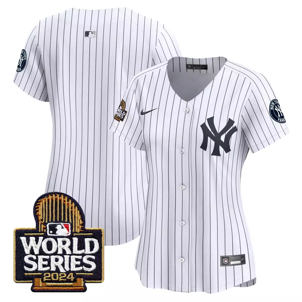 team white womens new york yankees 2024 spring training patch vapor premier limited jersey v6 all stitched