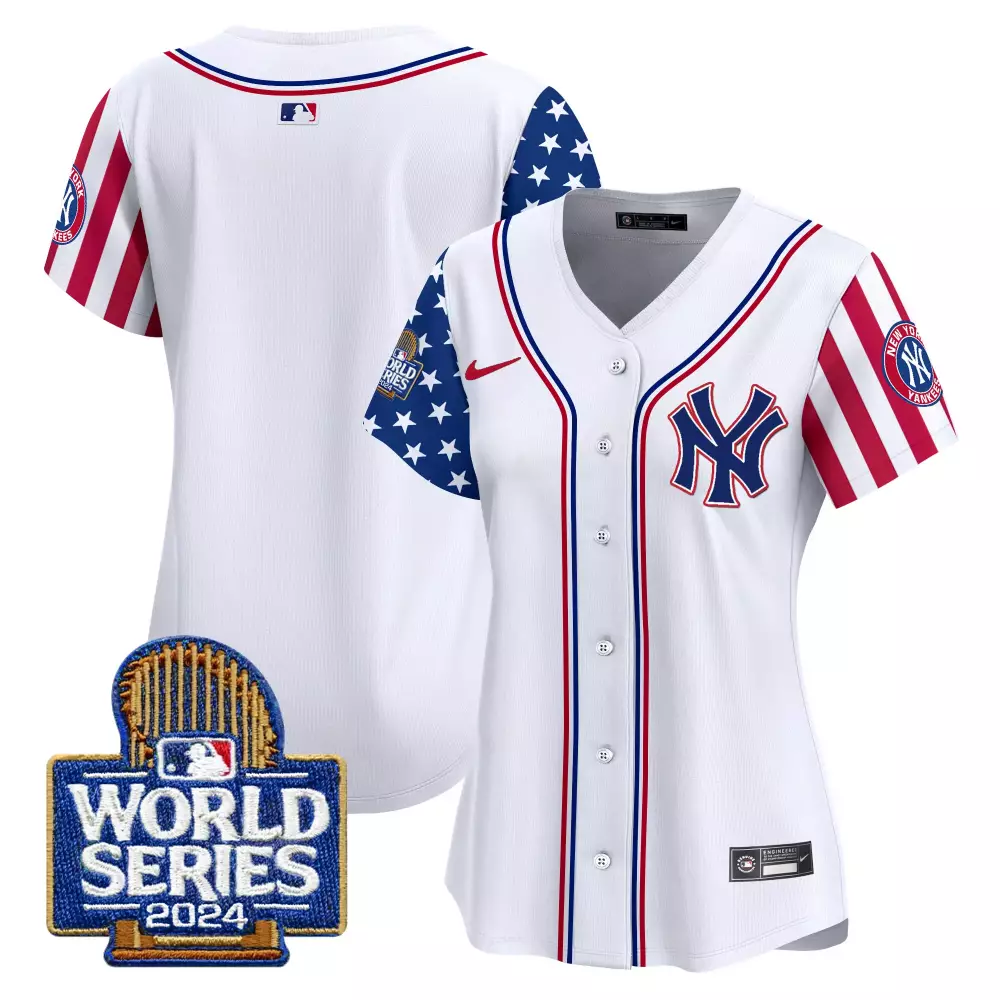 team white womens new york yankees 2024 spring training patch vapor premier limited jersey v6 all stitched