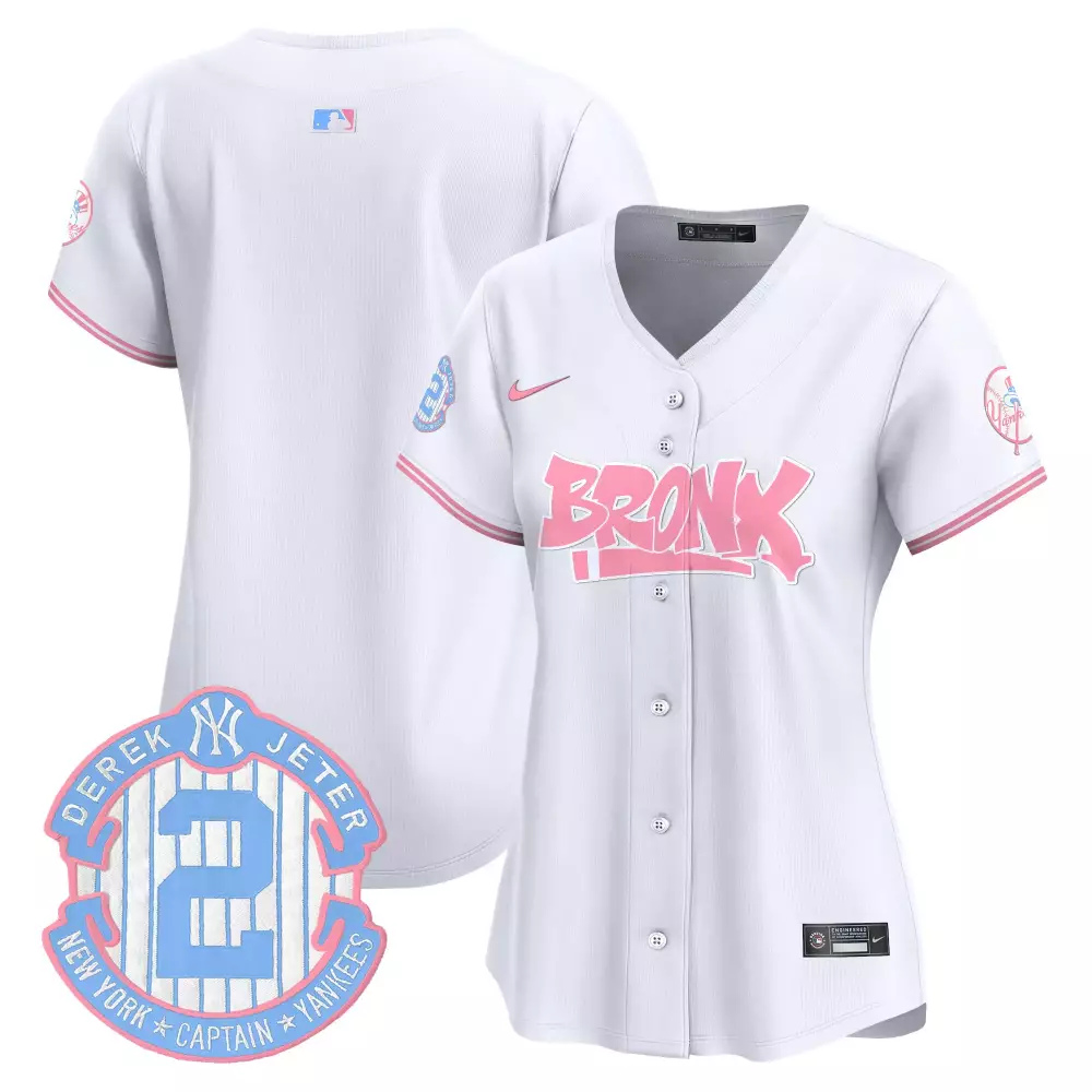 team white womens new york yankees derek jeter patch vapor premier limited jersey all stitched