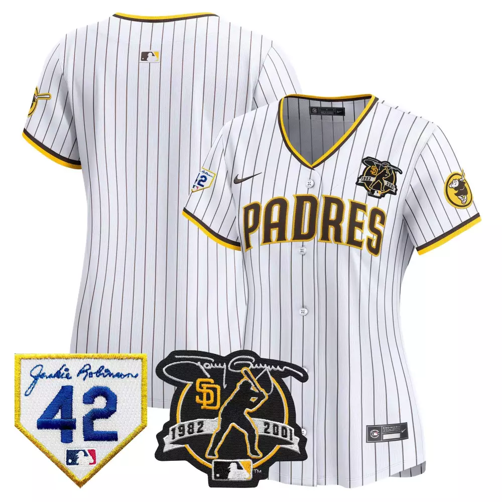 team white mens san diego padres tony gwynn petco park 20th patch usmc vapor premier limited jersey v2 all stitched