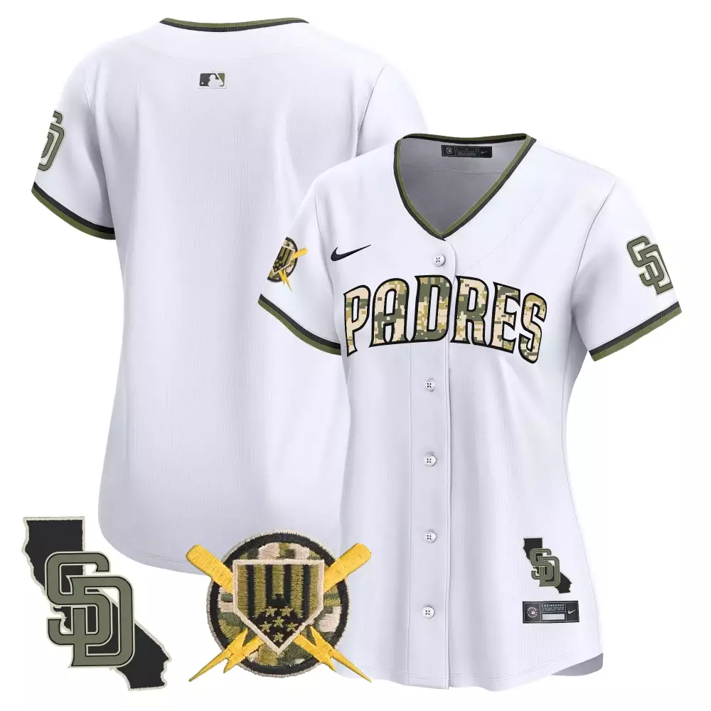 team white womens san diego padres 2024 world tour seoul series patch vapor premier limited jersey all stitched
