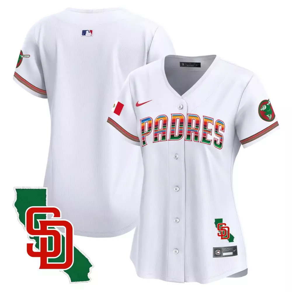 team white womens san diego padres 2024 world tour seoul series patch vapor premier limited jersey all stitched