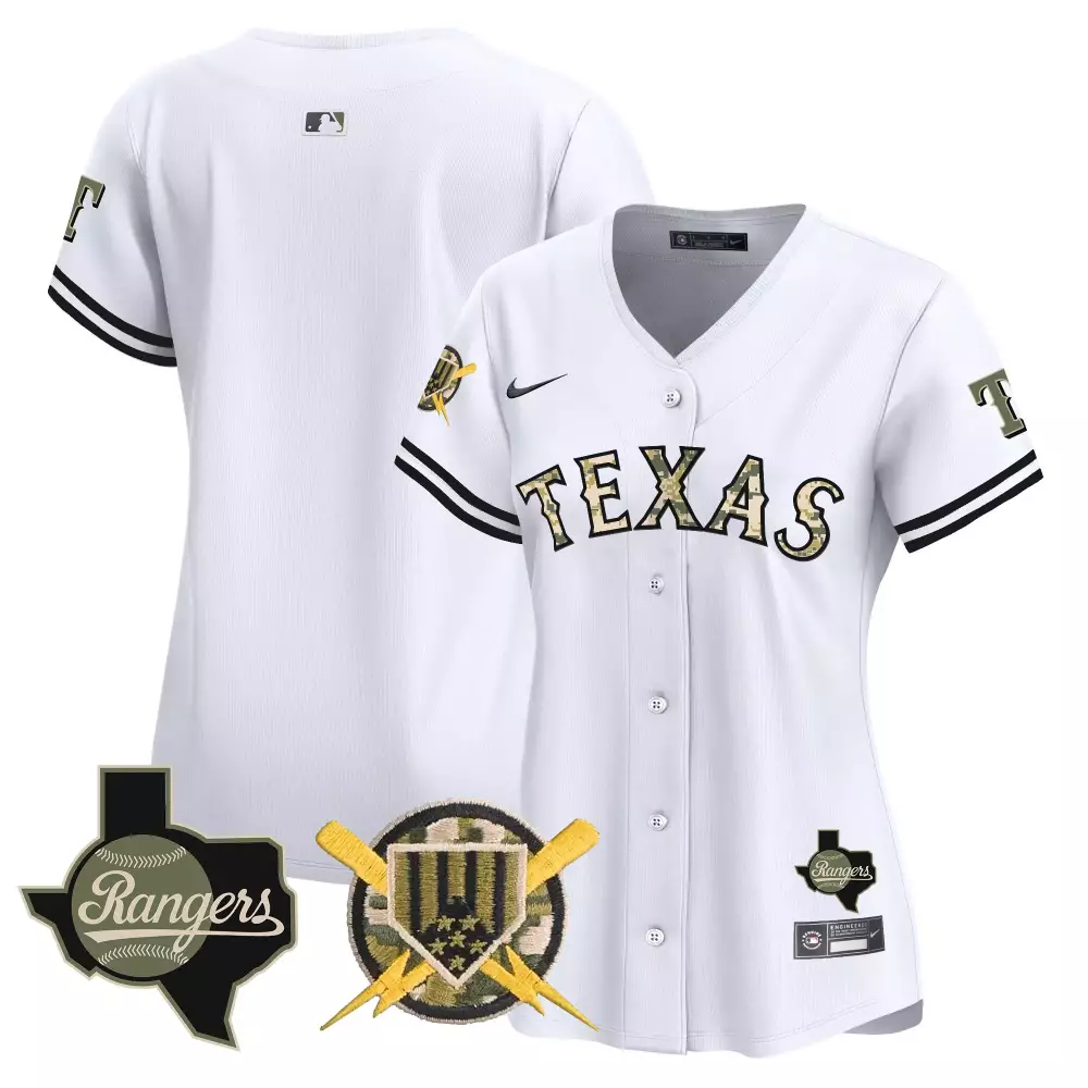 team white womens texas rangers 2024 jackie robinson patch vapor premier limited jersey all stitched