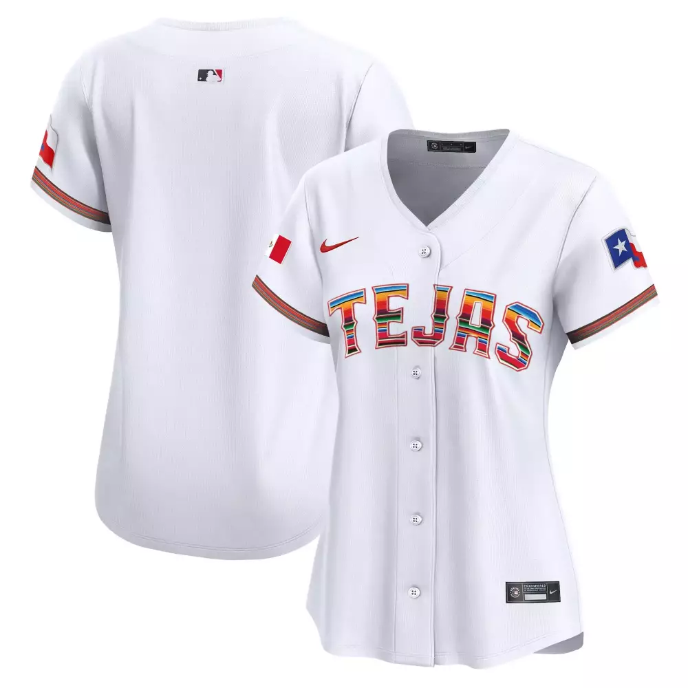 team white womens texas rangers mexico texas patch vapor premier limited jersey all stitched