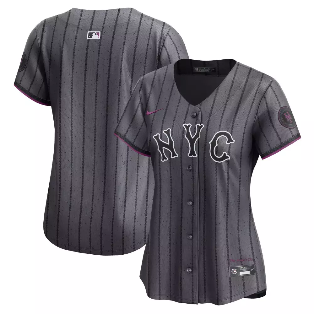 team women mens new york mets 2024 city connect vapor premier limited jersey graphite all stitched