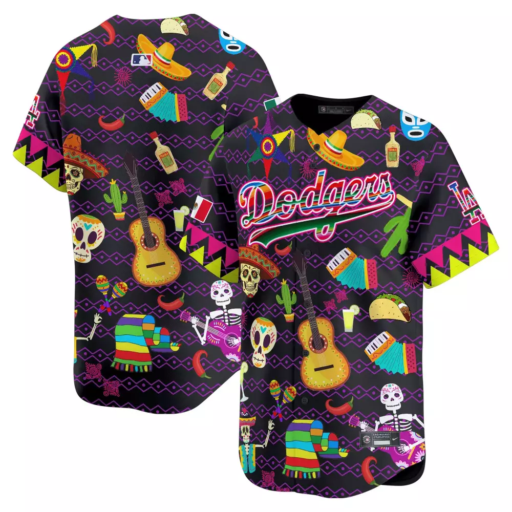 Los Angeles Dodgers Mexico Cinco de Mayo Vapor Premier Jersey | Printed Limited Edition | Fan Gear for Youth