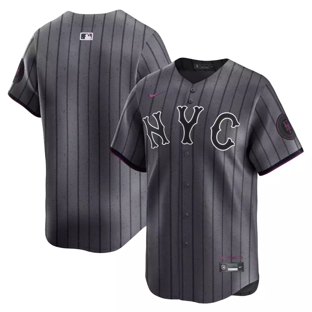 team women mens new york mets 2024 city connect vapor premier limited jersey graphite all stitched