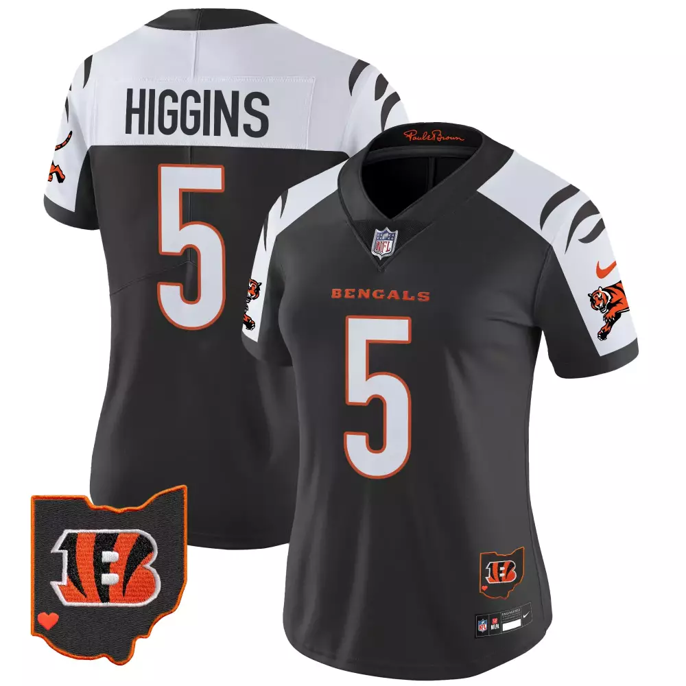 tee higgins alternate womens cincinnati bengals 2024 vapor limited jersey all stitched