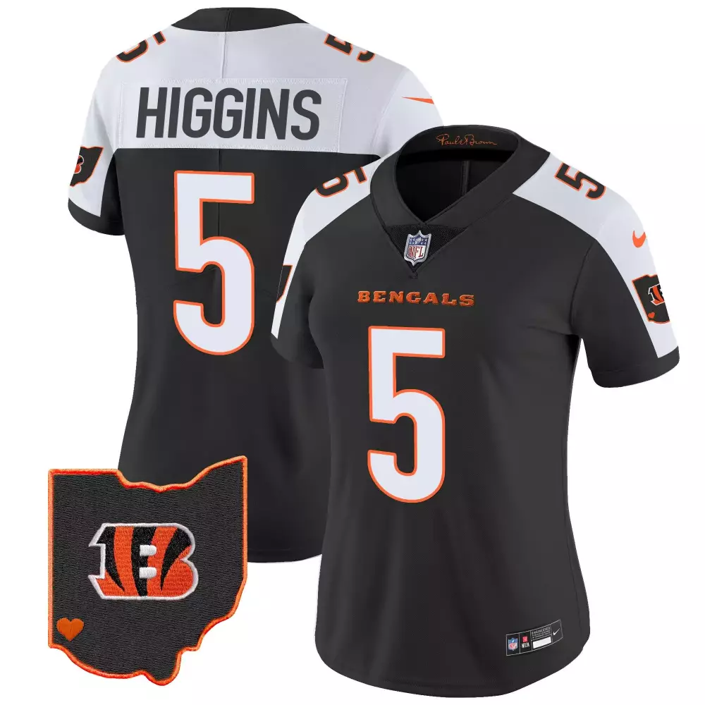 tee higgins alternate womens cincinnati bengals 2024 vapor limited jersey all stitched