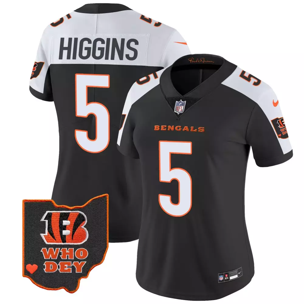 tee higgins alternate womens cincinnati bengals 2024 vapor limited jersey all stitched