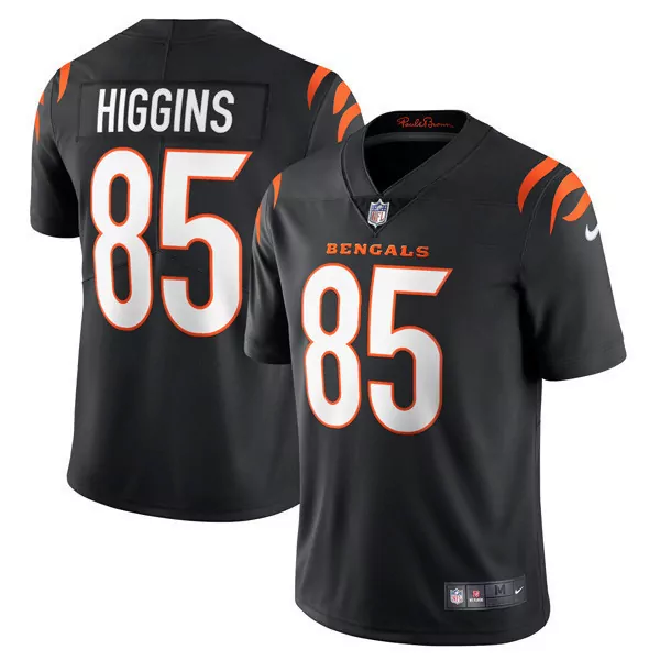 tee higgins black womens cincinnati bengals special vapor limited jersey all stitched