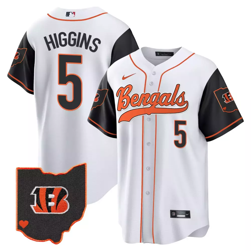 tee higgins color rush mens cincinnati bengals 55th 1968 2022 anniversary patch player vapor limited jersey all stitched