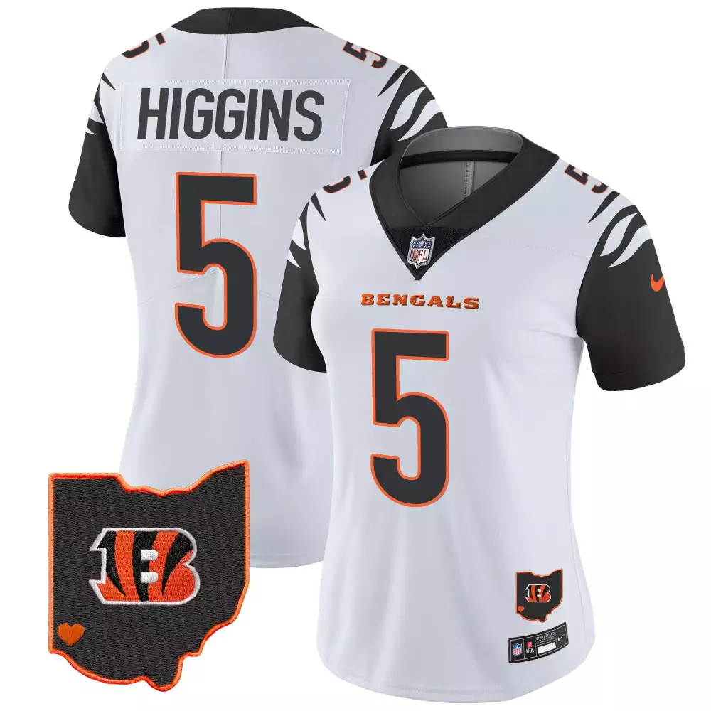 tee higgins color rush mens cincinnati bengals player vapor limited jersey all stitched