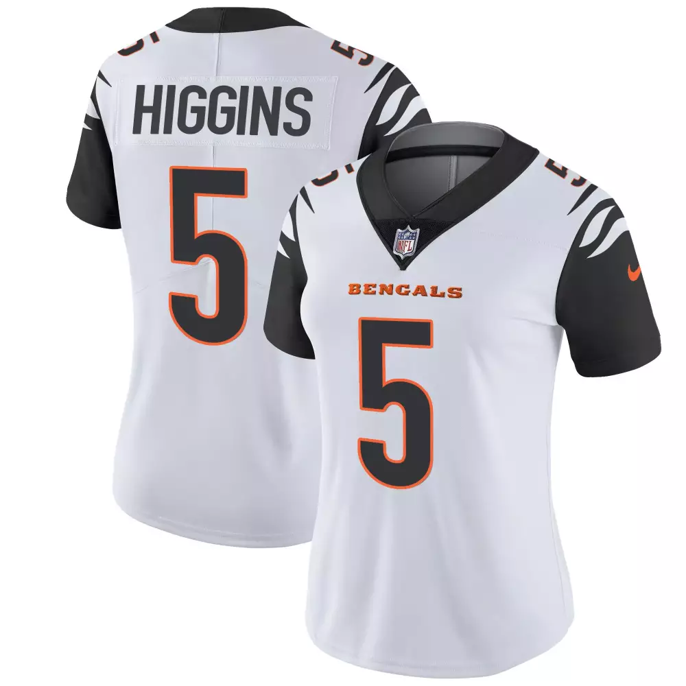 tee higgins color rush womens cincinnati bengals ohio patch vapor limited jersey v2 all stitched