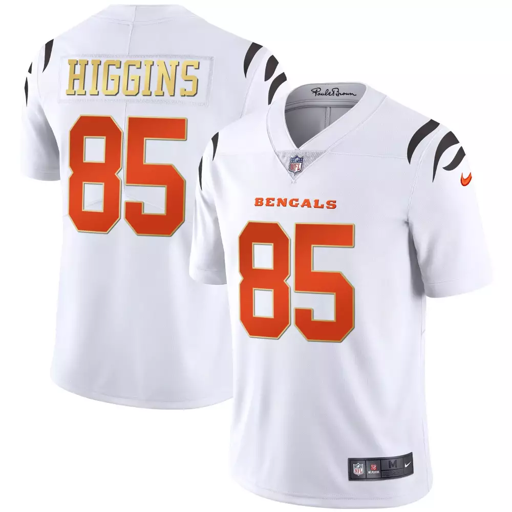 tee higgins white limited mens cincinnati bengals 2024 game jersey all stitched