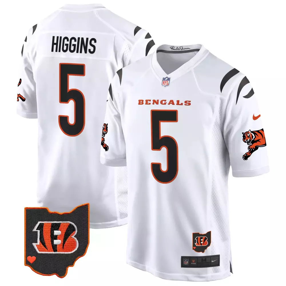 tee higgins white limited womens cincinnati bengals 2024 vapor limited jersey all stitched