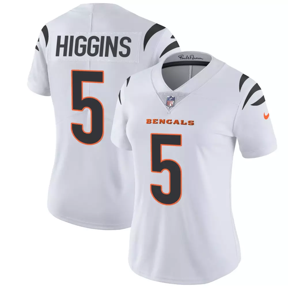 tee higgins white womens cincinnati bengals player vapor limited jersey all stitched