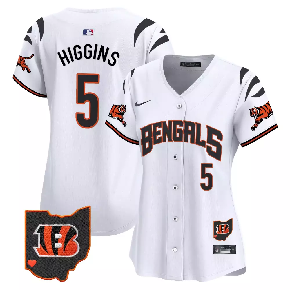 tee higgins white womens cincinnati bengals player vapor limited jersey all stitched