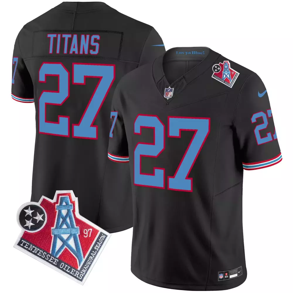 steve mcnair youth tennessee titans 1997 throwback white alternate limited vapor jersey all stitched