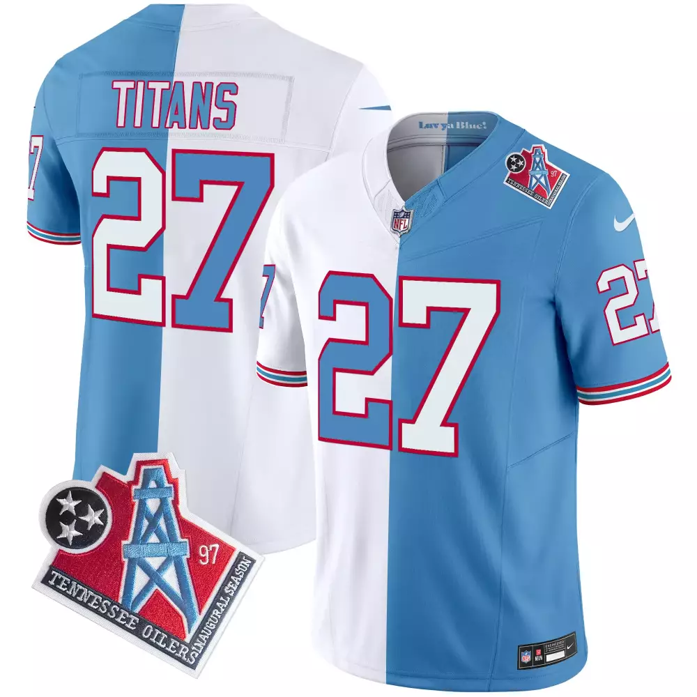 tennessee titans light blue mens tennessee titans 1997 throwback limited vapor limited jersey all stitched