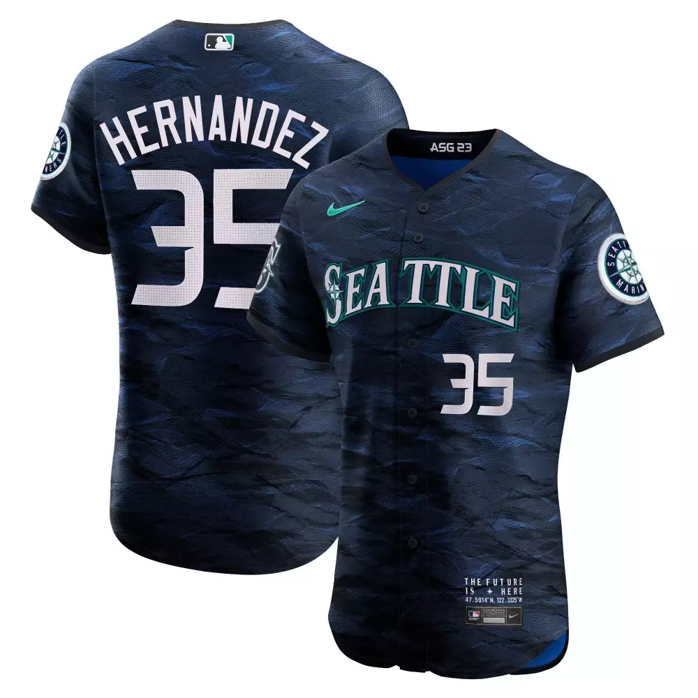teoscar hernandez royal mens seattle mariners 2023 allstar game jersey all stitched
