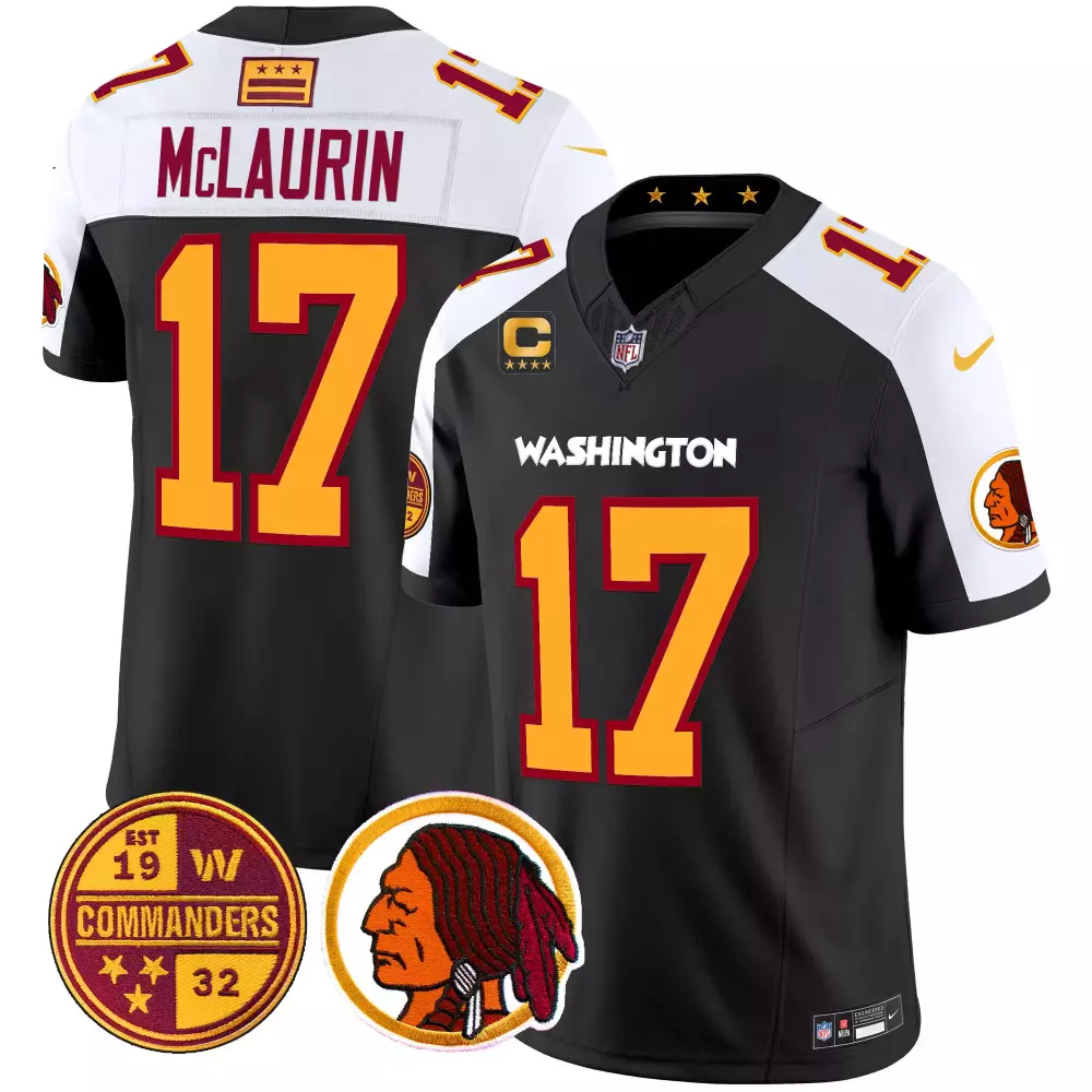 terry mclaurin black alternate mens washington half washington redskins washington commanders vapor limited jersey all s
