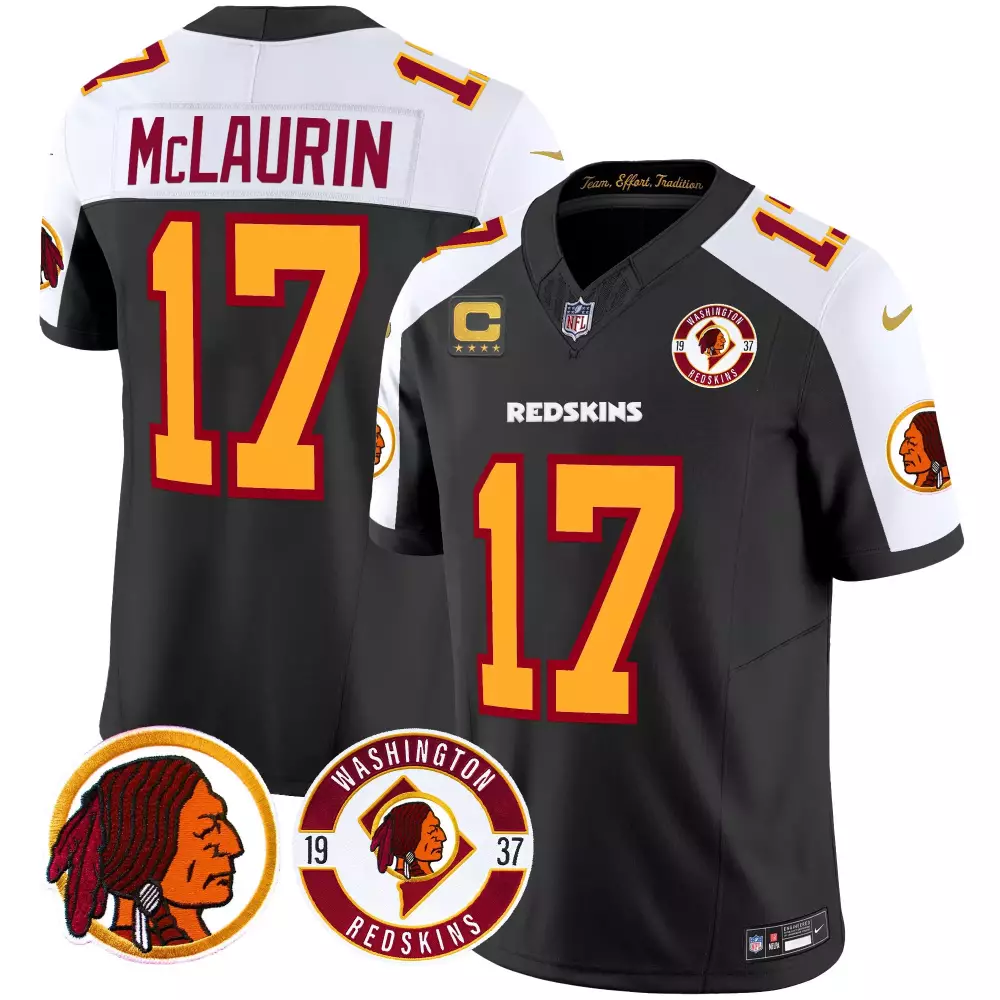 terry mclaurin black alternate mens washington half washington redskins washington commanders vapor limited jersey all s