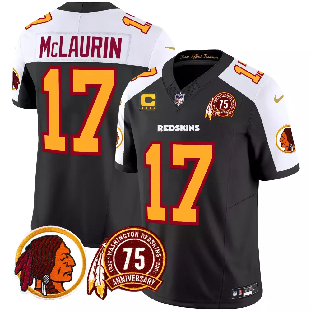terry mclaurin black alternate mens washington half washington redskins washington commanders vapor limited jersey all s