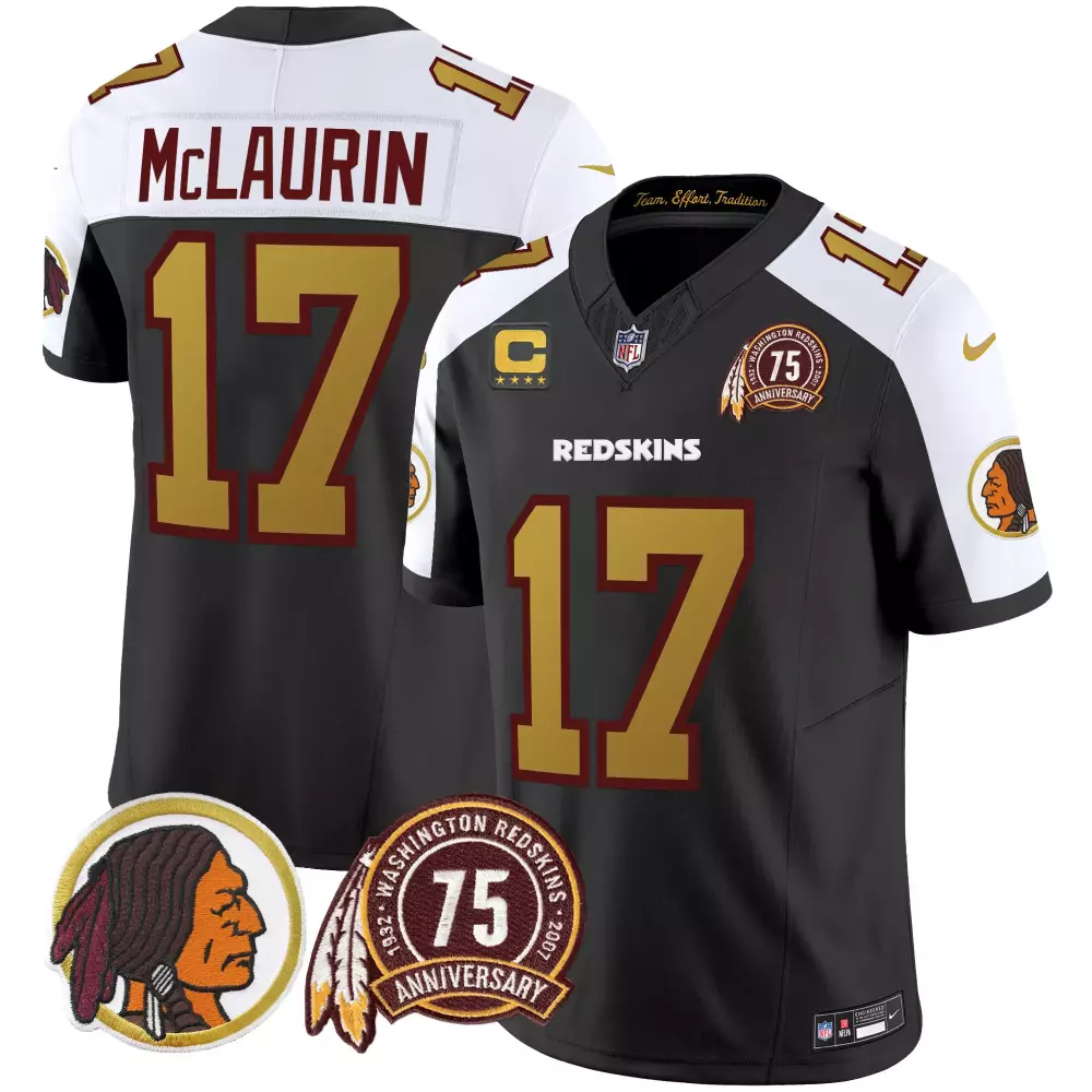 terry mclaurin black alternate mens washington half washington redskins washington commanders vapor limited jersey all s