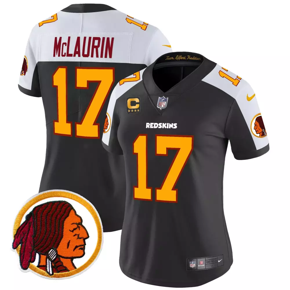terry mclaurin black alternate womens washington redskins throwback vapor limited jersey v2 all stitched
