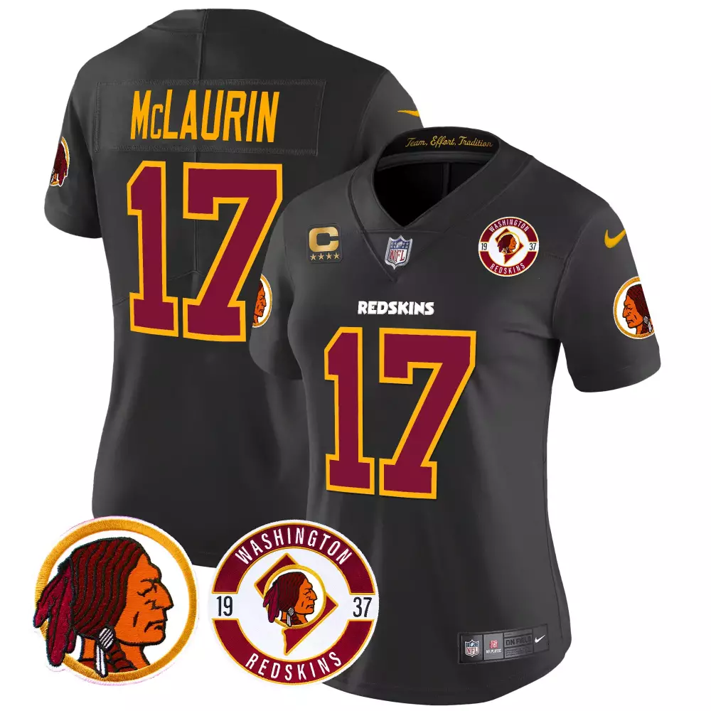 terry mclaurin black mens washington redskins throwback vapor limited jersey all stitched