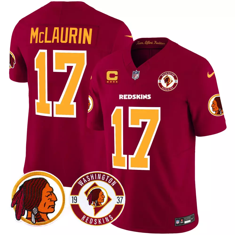 terry mclaurin burgundy mens washington half washington redskins washington commanders vapor limited jersey all stitched