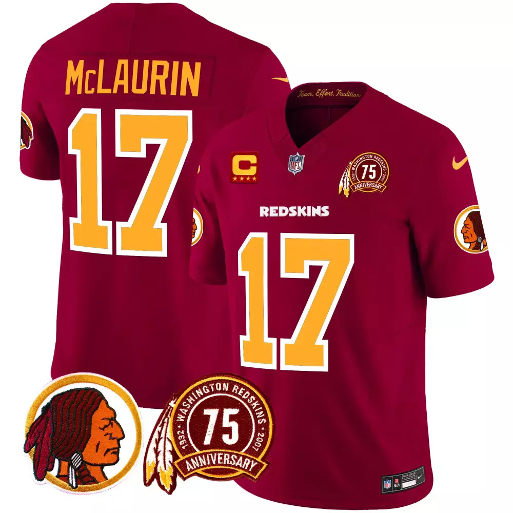 terry mclaurin burgundy mens washington half washington redskins washington commanders vapor limited jersey all stitched
