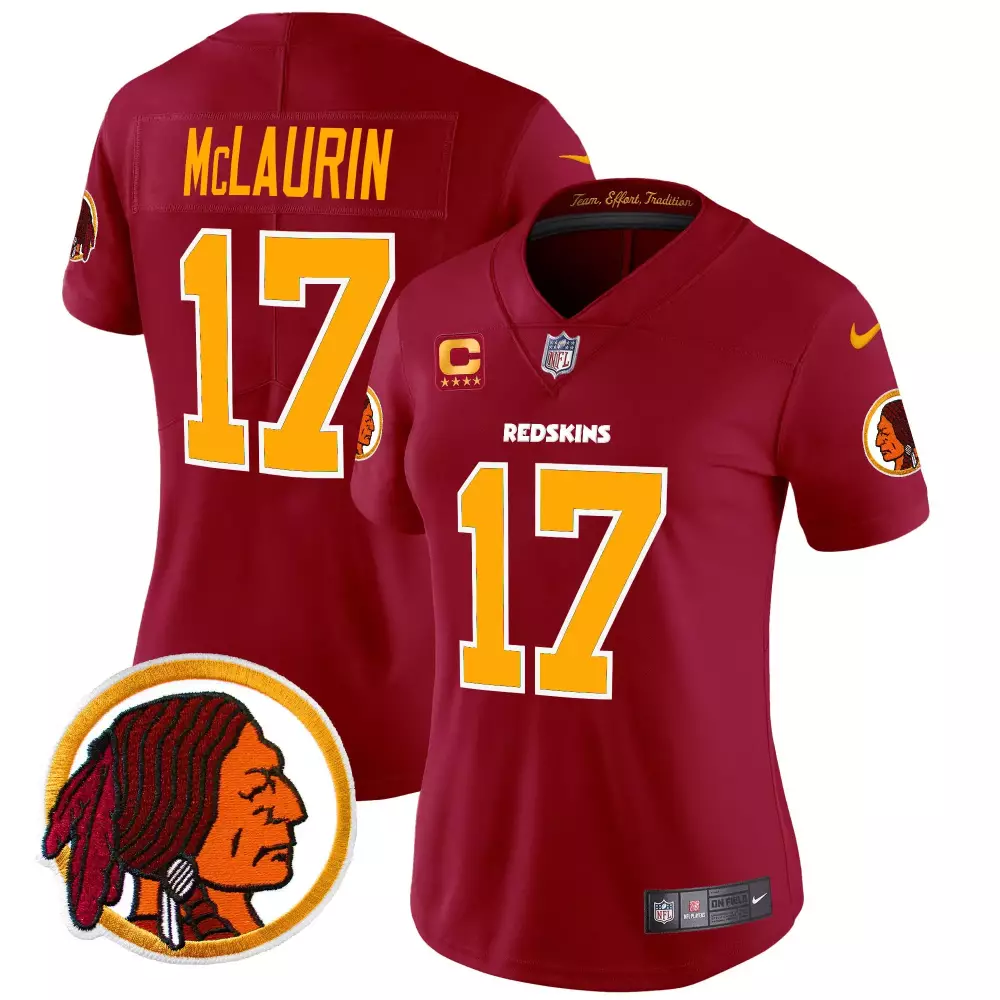 terry mclaurin burgundy womens washington redskins throwback vapor limited jersey v2 all stitched
