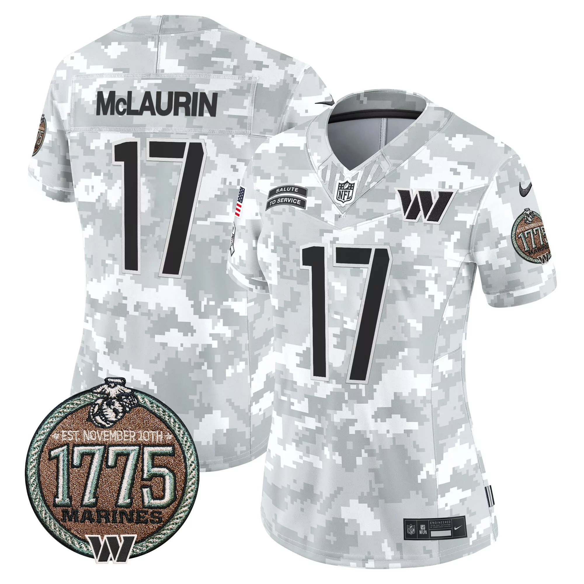 terry mclaurin half mens washington commanders 90th sean taylor patch vapor limited jersey all stitched