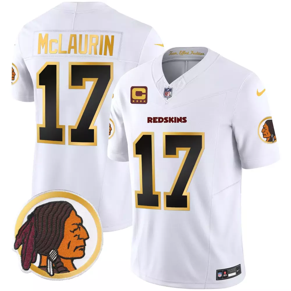 terry mclaurin white mens washington redskins 75th sean taylor patch vapor limited jersey all stitched