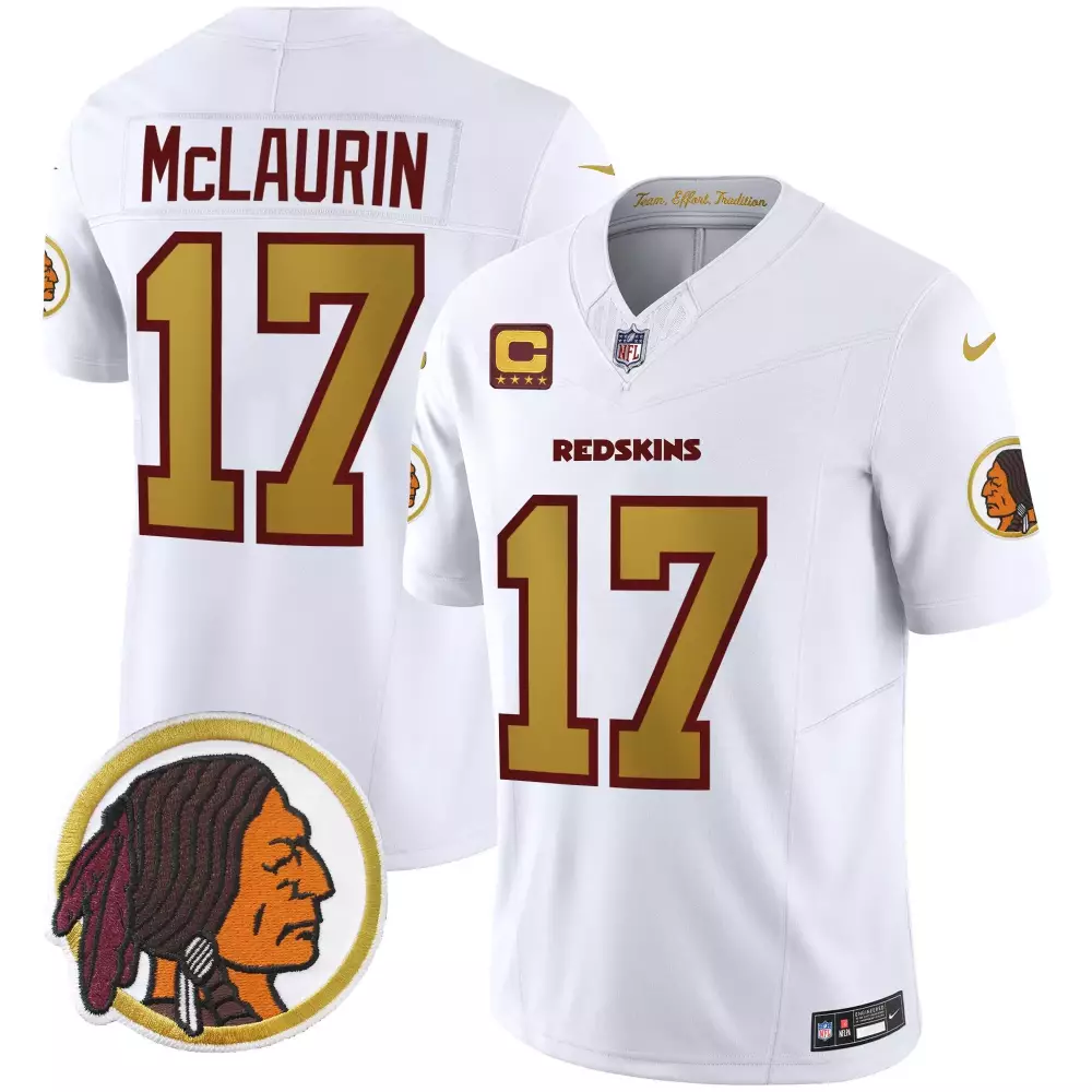 terry mclaurin white mens washington redskins 75th sean taylor patch vapor limited jersey all stitched