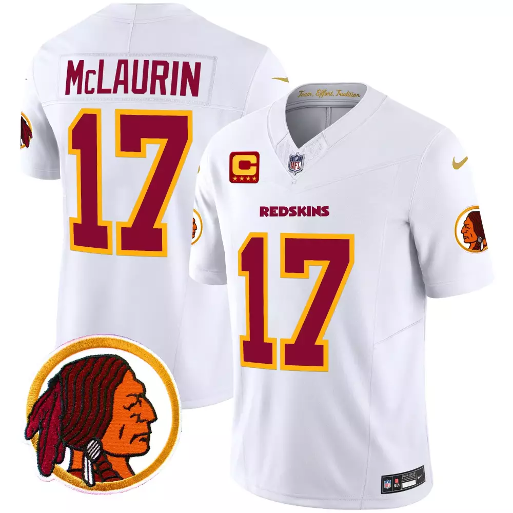 terry mclaurin white mens washington redskins throwback vapor limited jersey v2 all stitched
