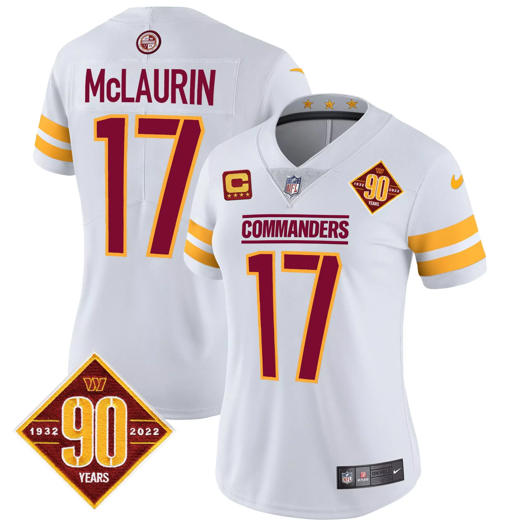 terry mclaurin white mens washington commanders big tall legacy jersey all stitched