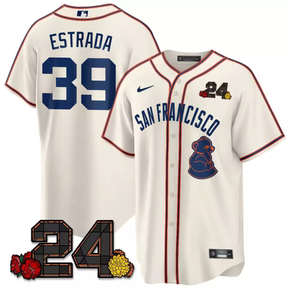 thairo estrada cream mens san francisco giants 2024 willie mays patch vapor premier limited jersey v2 all stitched