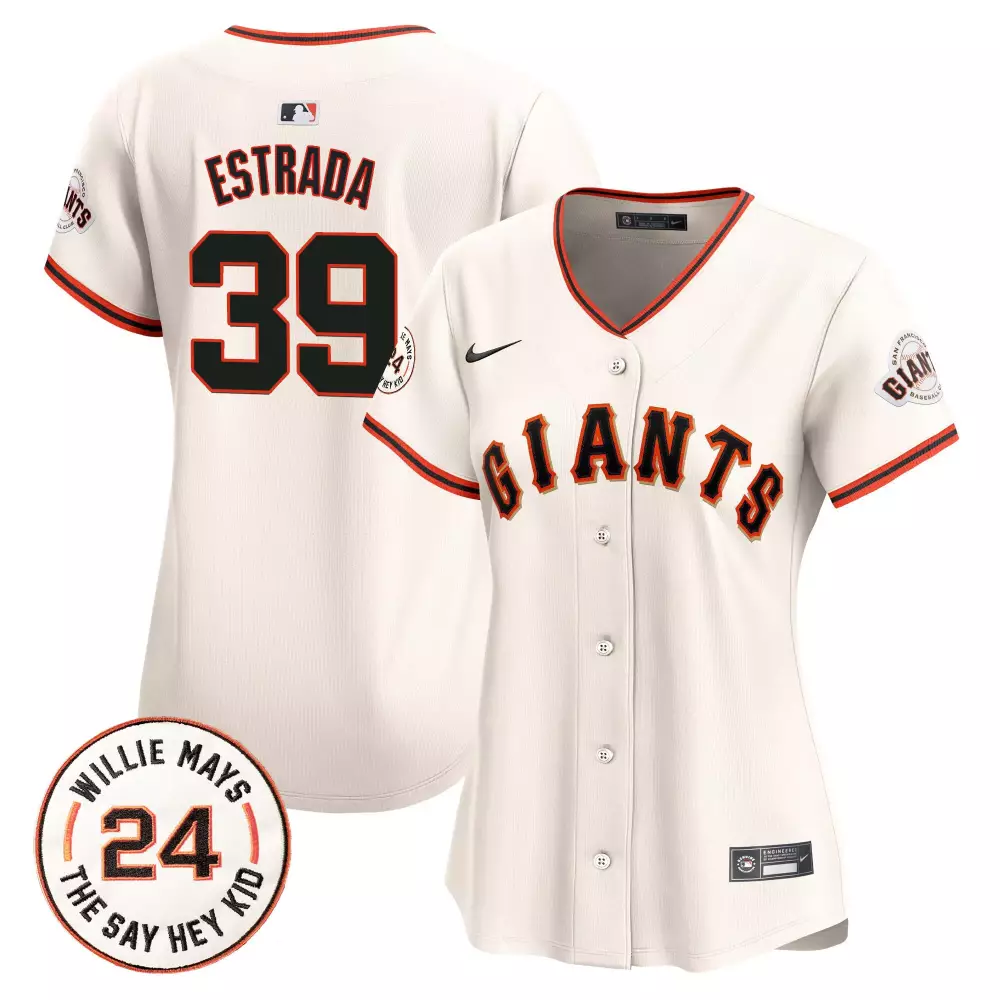 thairo estrada cream mens san francisco giants mexico california patch vapor premier limited jersey all stitched