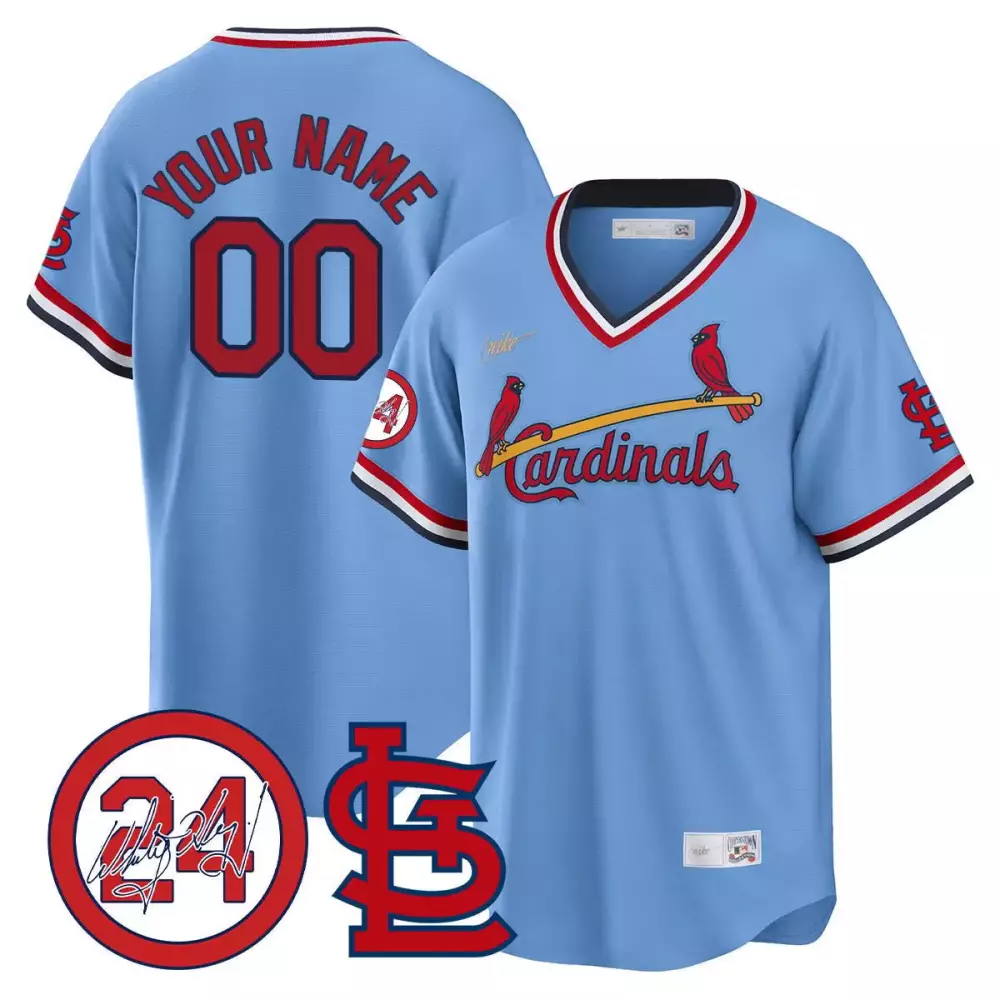 team youth st louis cardinals red 2024 city connect vapor premier limited jersey all stitched