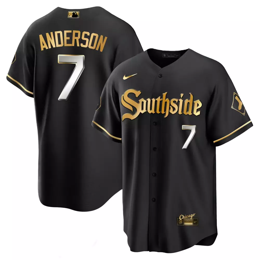 Tim Anderson City Connect Men's Chicago White Sox Flex Base Jersey | All Stitched Fan Gear | For Men, Women & Youth