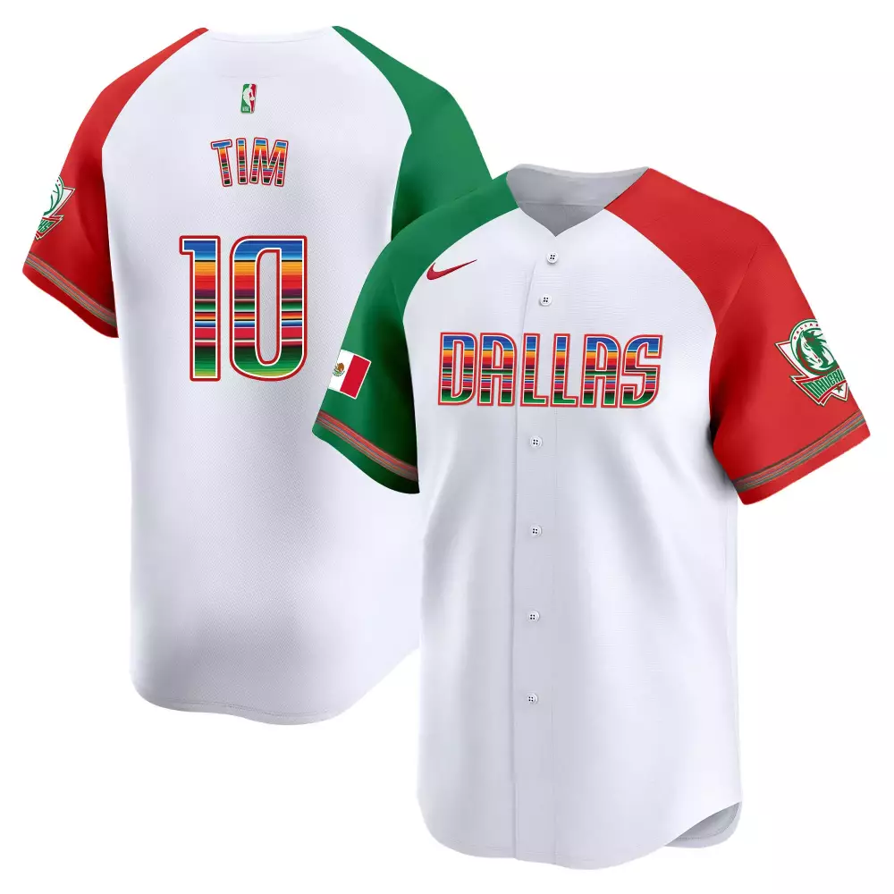 tim hardaway jr alternate mens dallas mavericks mexico vapor baseball jersey all stitched