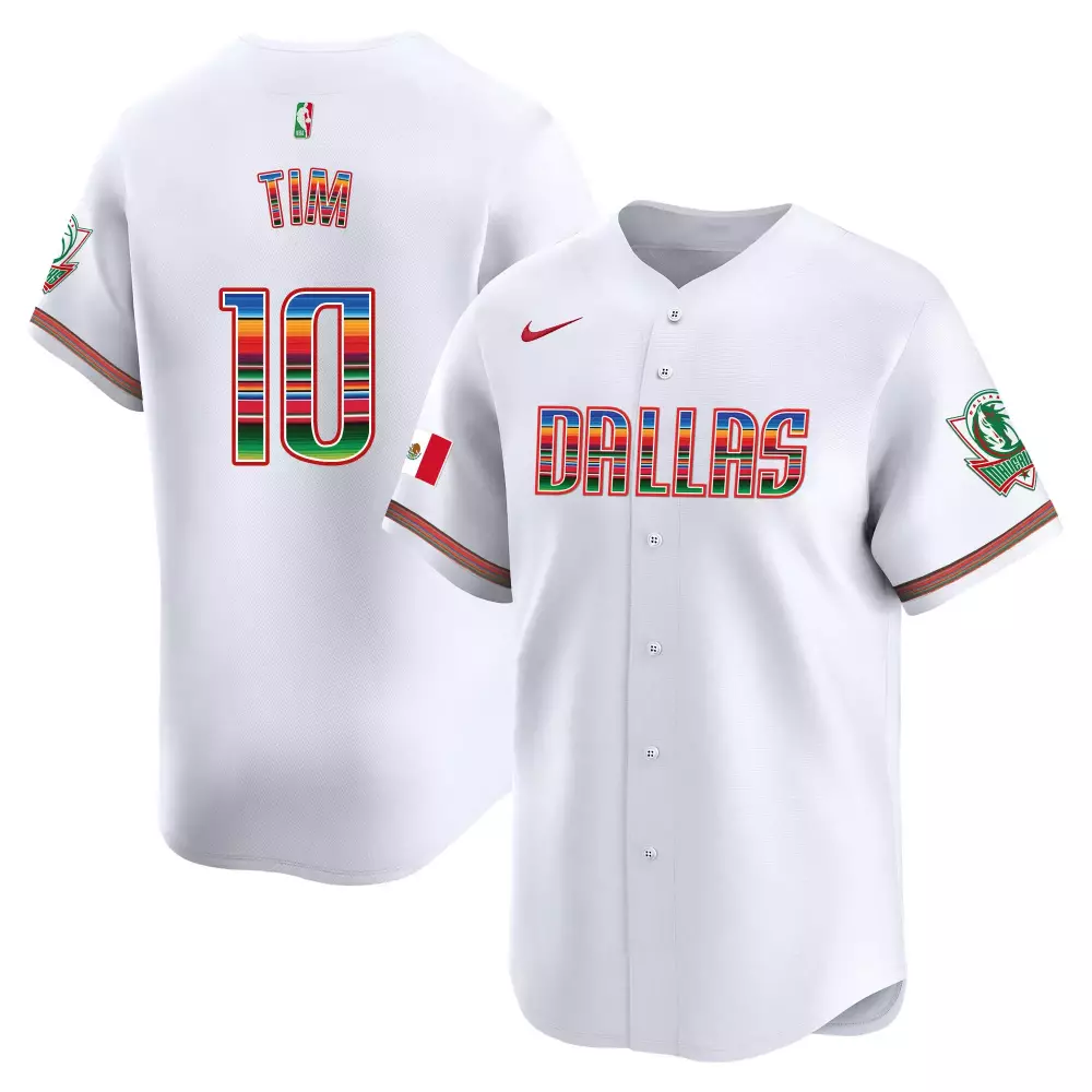 tim hardaway jr red mens dallas mavericks mexico vapor baseball jersey all stitched