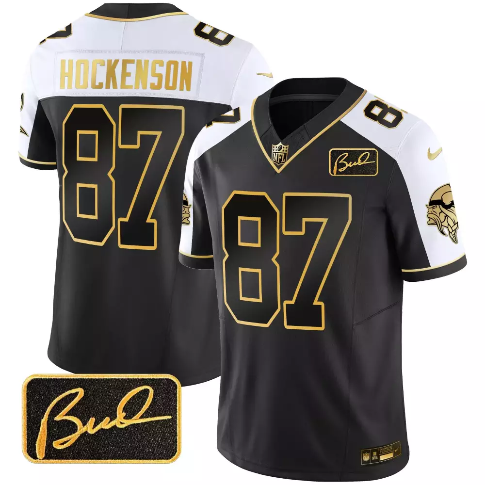 tj hockenson alternate mens minnesota vikings bud grant patch classic limited jersey v2 all stitched